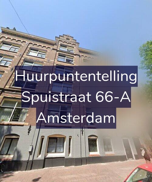 Foto gevel Huurpuntentelling voor Spuistraat 66-A, Amsterdam