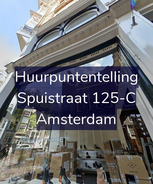 Foto gevel Huurpuntentelling voor Spuistraat 125-C, Amsterdam