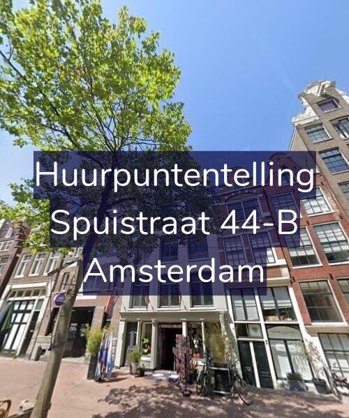 Foto gevel Huurpuntentelling voor Spuistraat 44-B, Amsterdam