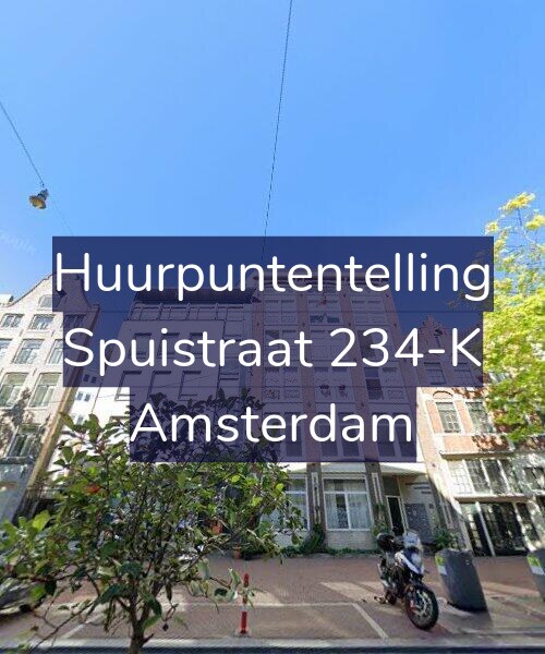 Foto gevel Huurpuntentelling voor Spuistraat 234-K, Amsterdam