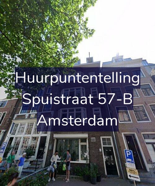 Foto gevel Huurpuntentelling voor Spuistraat 57-B, Amsterdam