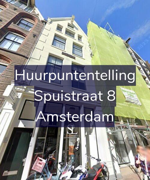 Foto gevel Huurpuntentelling voor Spuistraat 8, Amsterdam