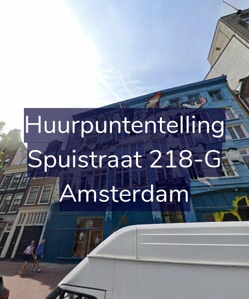 Foto gevel Huurpuntentelling voor Spuistraat 218-G, Amsterdam