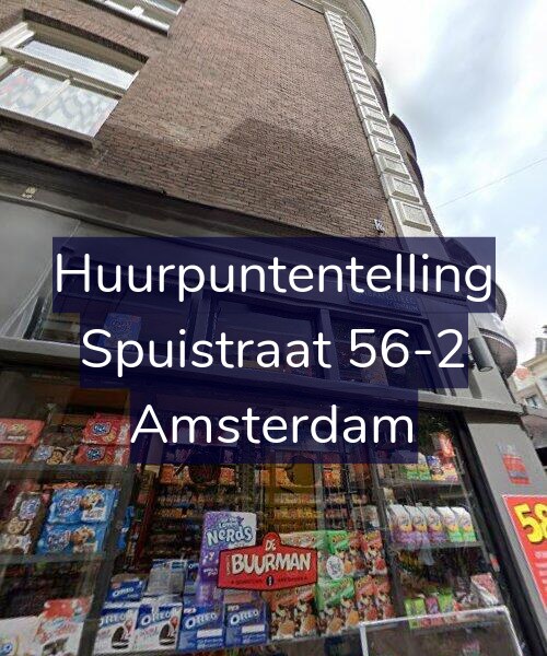 Foto gevel Huurpuntentelling voor Spuistraat 56-2, Amsterdam
