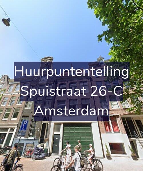 Foto gevel Huurpuntentelling voor Spuistraat 26-C, Amsterdam