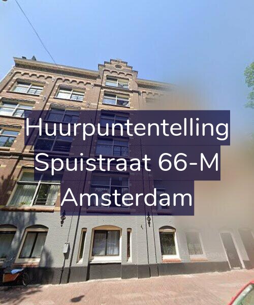 Foto gevel Huurpuntentelling voor Spuistraat 66-M, Amsterdam