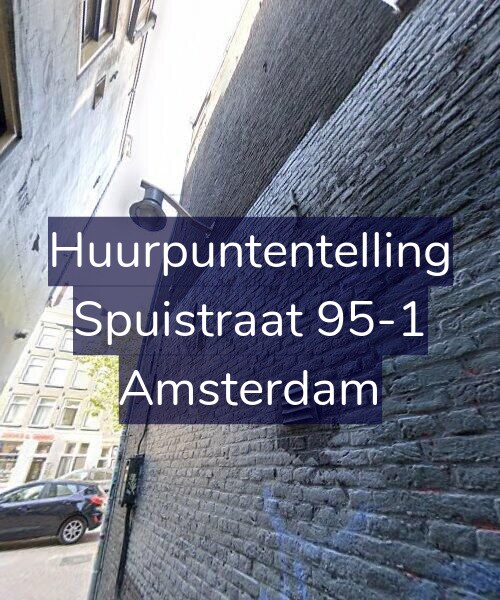 Foto gevel Huurpuntentelling voor Spuistraat 95-1, Amsterdam