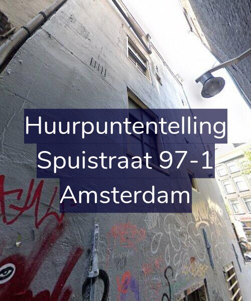 Foto gevel Huurpuntentelling voor Spuistraat 97-1, Amsterdam