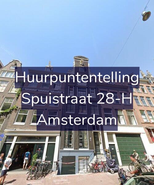 Foto gevel Huurpuntentelling voor Spuistraat 28-H, Amsterdam