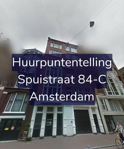 Foto gevel Huurpuntentelling voor Spuistraat 84-C, Amsterdam