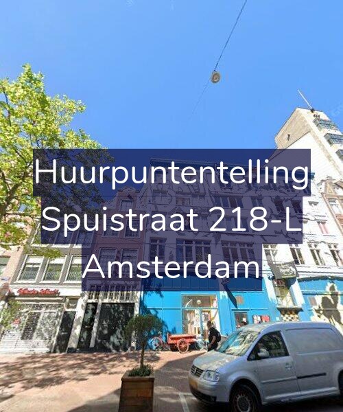 Foto gevel Huurpuntentelling voor Spuistraat 218-L, Amsterdam