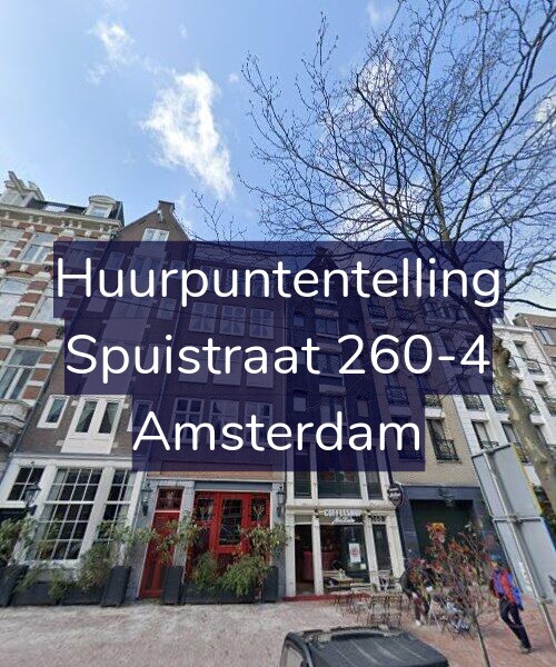 Foto gevel Huurpuntentelling voor Spuistraat 260-4, Amsterdam