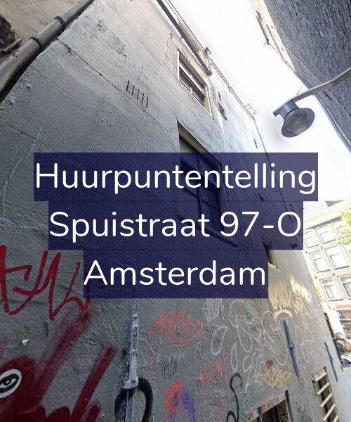 Foto gevel Huurpuntentelling voor Spuistraat 97-O, Amsterdam