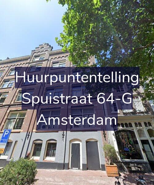 Foto gevel Huurpuntentelling voor Spuistraat 64-G, Amsterdam