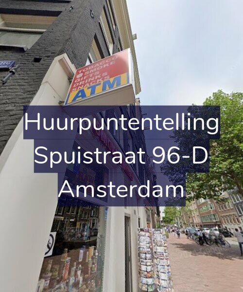 Foto gevel Huurpuntentelling voor Spuistraat 96-D, Amsterdam