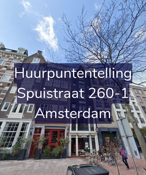 Foto gevel Huurpuntentelling voor Spuistraat 260-1, Amsterdam