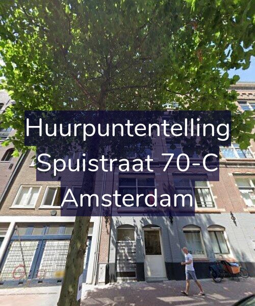 Foto gevel Huurpuntentelling voor Spuistraat 70-C, Amsterdam