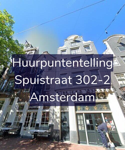 Foto gevel Huurpuntentelling voor Spuistraat 302-2, Amsterdam