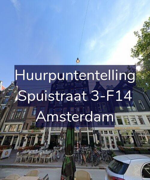 Foto gevel Huurpuntentelling voor Spuistraat 3-F14, Amsterdam
