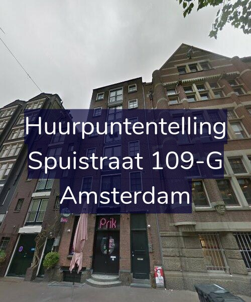 Foto gevel Huurpuntentelling voor Spuistraat 109-G, Amsterdam