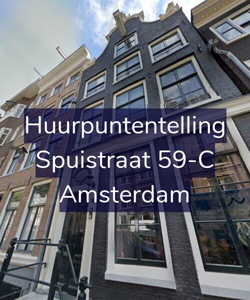 Foto gevel Huurpuntentelling voor Spuistraat 59-C, Amsterdam