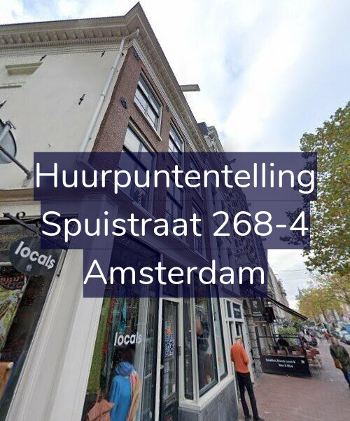 Foto gevel Huurpuntentelling voor Spuistraat 268-4, Amsterdam