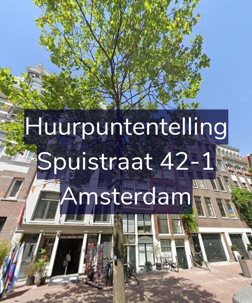 Foto gevel Huurpuntentelling voor Spuistraat 42-1, Amsterdam