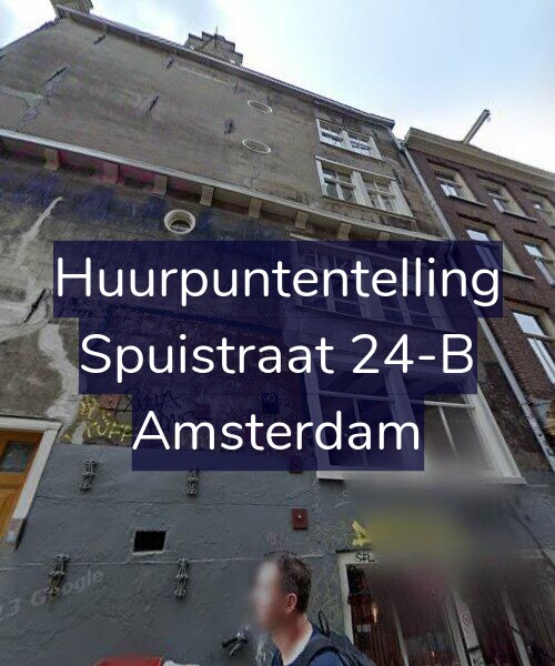 Foto gevel Huurpuntentelling voor Spuistraat 24-B, Amsterdam