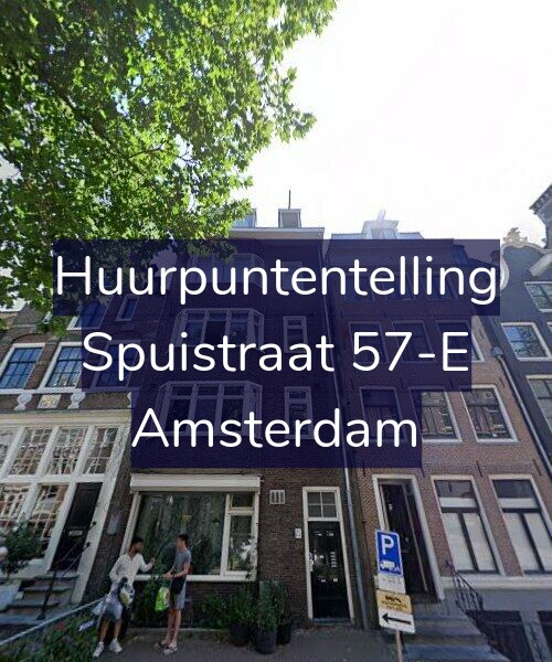 Foto gevel Huurpuntentelling voor Spuistraat 57-E, Amsterdam