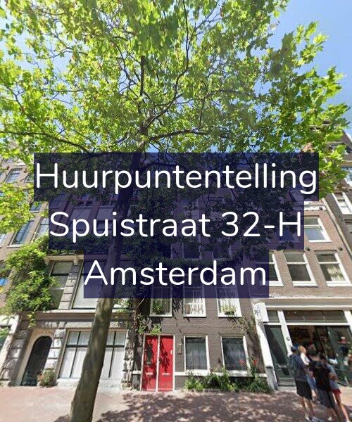 Foto gevel Huurpuntentelling voor Spuistraat 32-H, Amsterdam