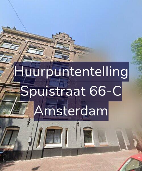 Foto gevel Huurpuntentelling voor Spuistraat 66-C, Amsterdam