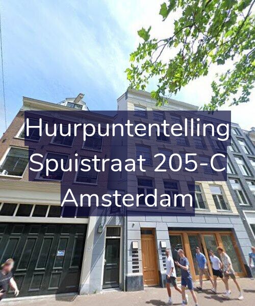 Foto gevel Huurpuntentelling voor Spuistraat 205-C, Amsterdam