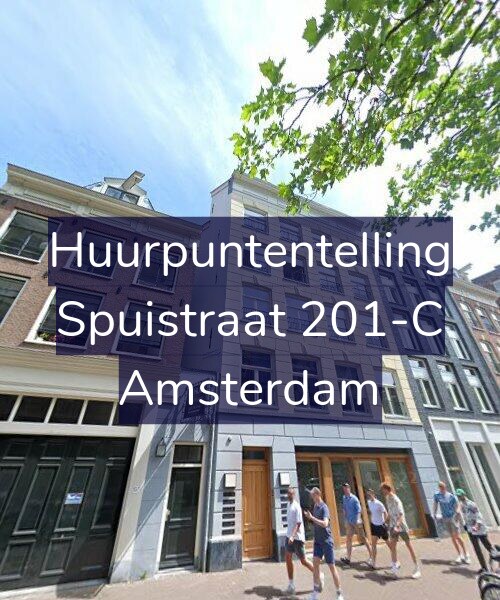 Foto gevel Huurpuntentelling voor Spuistraat 201-C, Amsterdam