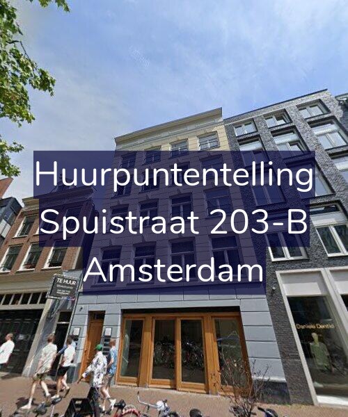 Foto gevel Huurpuntentelling voor Spuistraat 203-B, Amsterdam