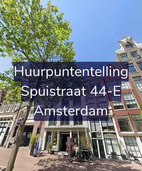 Foto gevel Huurpuntentelling voor Spuistraat 44-E, Amsterdam