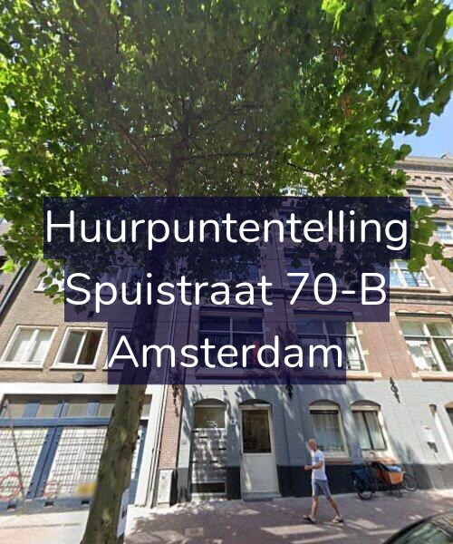 Foto gevel Huurpuntentelling voor Spuistraat 70-B, Amsterdam