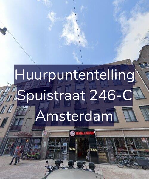 Foto gevel Huurpuntentelling voor Spuistraat 246-C, Amsterdam