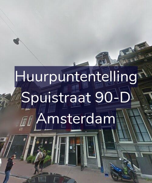 Foto gevel Huurpuntentelling voor Spuistraat 90-D, Amsterdam