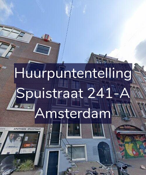 Foto gevel Huurpuntentelling voor Spuistraat 241-A, Amsterdam