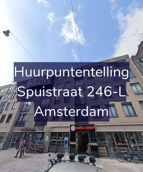 Foto gevel Huurpuntentelling voor Spuistraat 246-L, Amsterdam