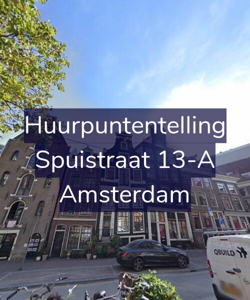 Foto gevel Huurpuntentelling voor Spuistraat 13-A, Amsterdam