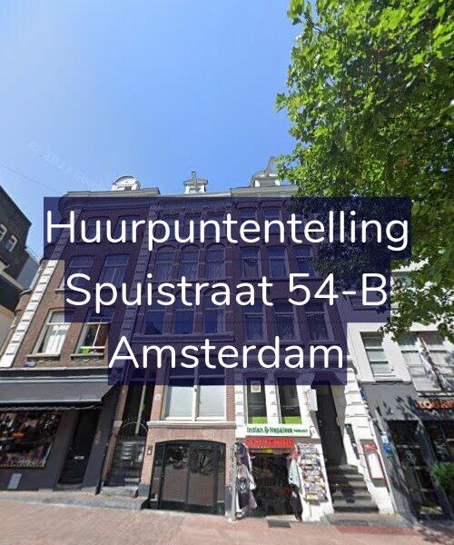 Foto gevel Huurpuntentelling voor Spuistraat 54-B, Amsterdam