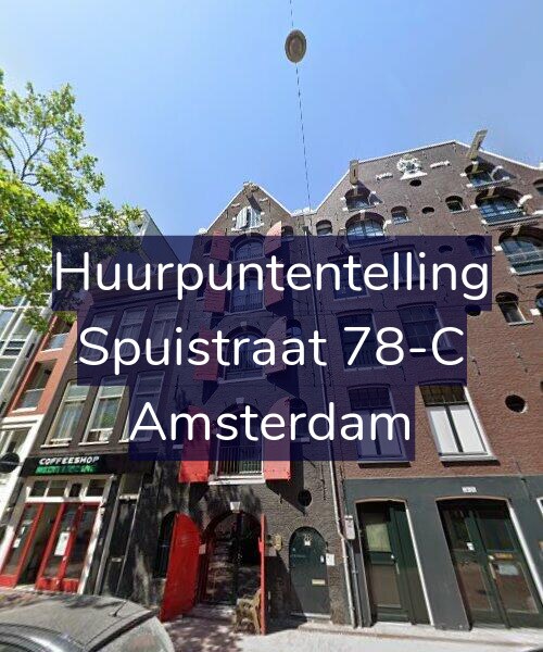 Foto gevel Huurpuntentelling voor Spuistraat 78-C, Amsterdam