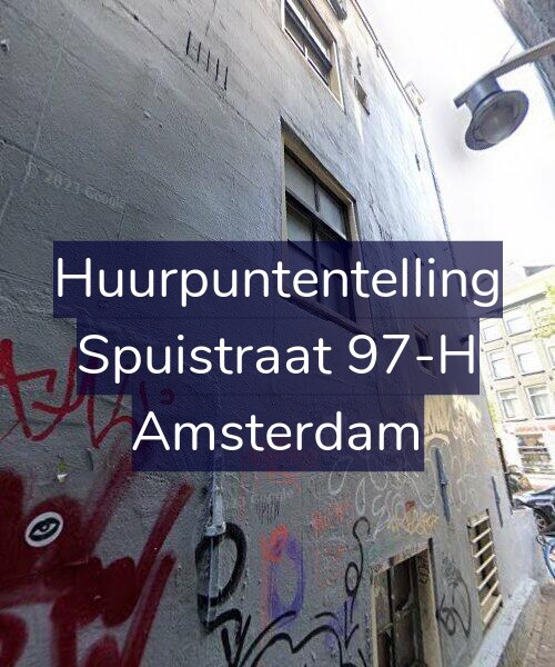 Foto gevel Huurpuntentelling voor Spuistraat 97-H, Amsterdam