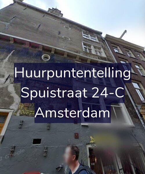 Foto gevel Huurpuntentelling voor Spuistraat 24-C, Amsterdam
