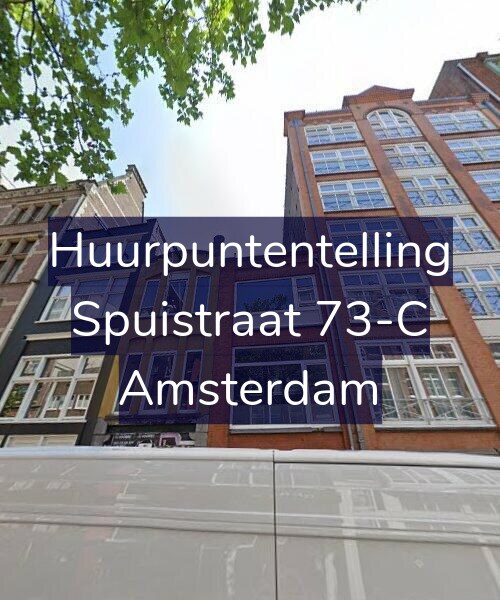 Foto gevel Huurpuntentelling voor Spuistraat 73-C, Amsterdam