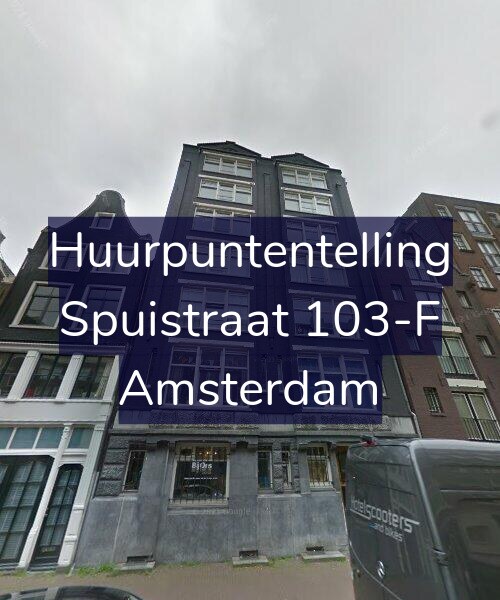 Foto gevel Huurpuntentelling voor Spuistraat 103-F, Amsterdam