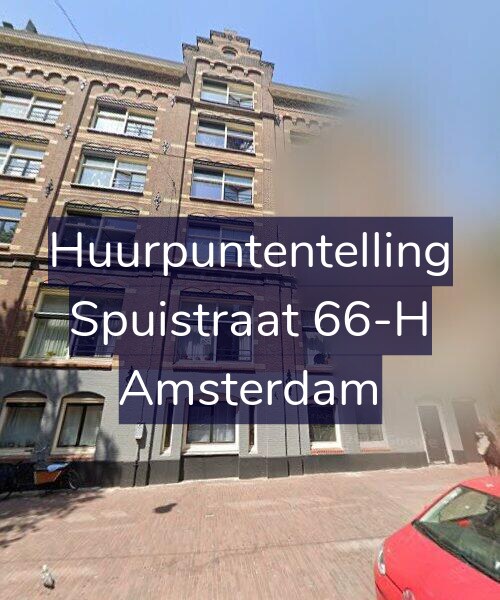 Foto gevel Huurpuntentelling voor Spuistraat 66-H, Amsterdam