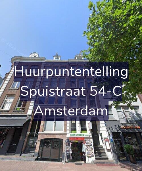 Foto gevel Huurpuntentelling voor Spuistraat 54-C, Amsterdam