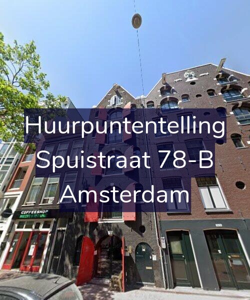 Foto gevel Huurpuntentelling voor Spuistraat 78-B, Amsterdam